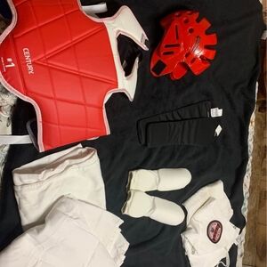 Century Red and White Chest Protector - Martial Arts Gear